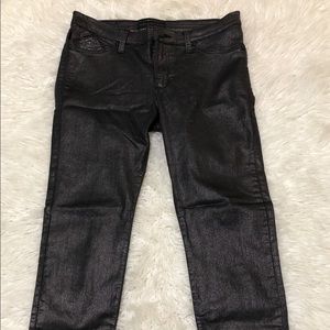 Black Shiny pants size 14